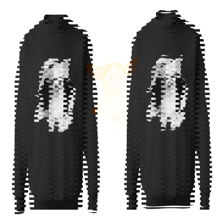 面白いtシャツ チワワ 犬 イヌ わんこ メンズ 犬好き グッズ かわいい おもしろ 面白い 服 ネタ スウェットシャツ