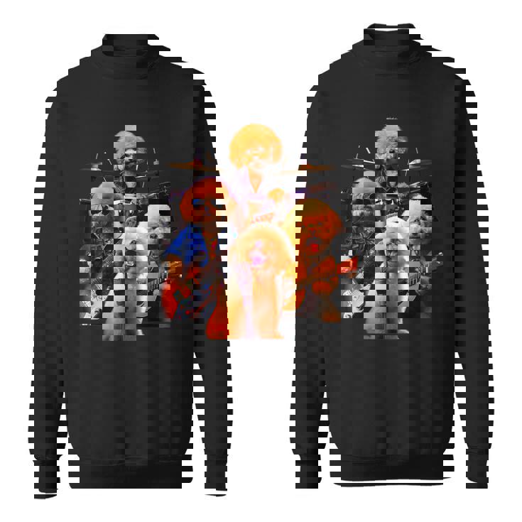 面白いtシャツ トイプードル イヌ わんこ メンズ 犬好き グッズ かわいい おもしろ 面白い 服 ネタ スウェットシャツ