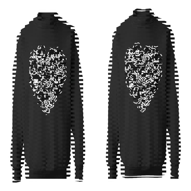 面白いtシャツ ポメラニアン ハート イヌ メンズ 犬好き グッズ かわいい おもしろ 面白い 服 ネタ スウェットシャツ