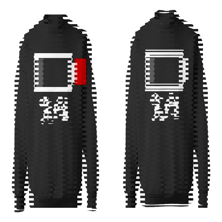 面白いtシャツ 先生 学校 電池残量 教師 おもしろ 服 ネタ メンズ おもしろグッズ 大人 ウケ スウェットシャツ