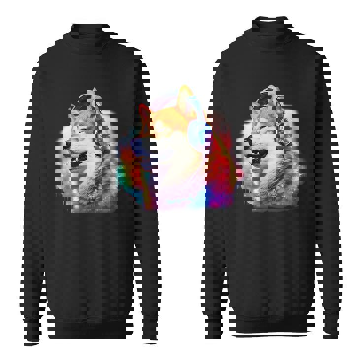 面白いtシャツ 柴犬 ゲーム 音楽 イヌ わんこ メンズ 犬好き グッズ おもしろ 面白い 服 ネタ スウェットシャツ