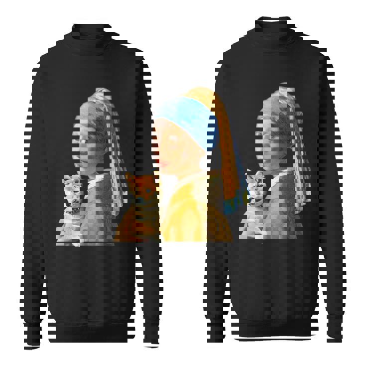 面白いtシャツ 柴犬 フェルメール わんこ メンズ 犬好き グッズ かわいい おもしろ 面白い 服 ネタ スウェットシャツ