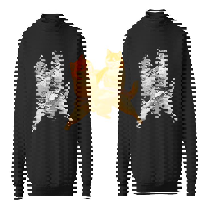 面白いtシャツ 柴犬 柔道 イヌ わんこ メンズ 犬好き グッズ かわいい おもしろ 面白い 服 ネタ 犬 スウェットシャツ