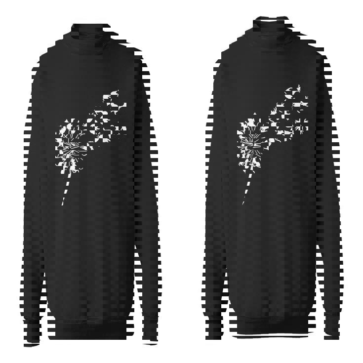 面白いtシャツ 猫 タンポポ ネコ メンズ 猫好き グッズ おもしろ 面白い 服 ネタ にゃんこ 猫の下僕 スウェットシャツ
