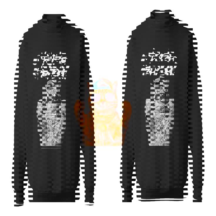 面白いtシャツ 猫 ネコ バカも休み休み 猫好き グッズ おもしろ 面白い 服 ネタ にゃんこ 猫の下僕 スウェットシャツ