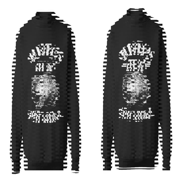 面白いウォンバットギフトクールウォンバットは私の精神動物愛です スウェットシャツ