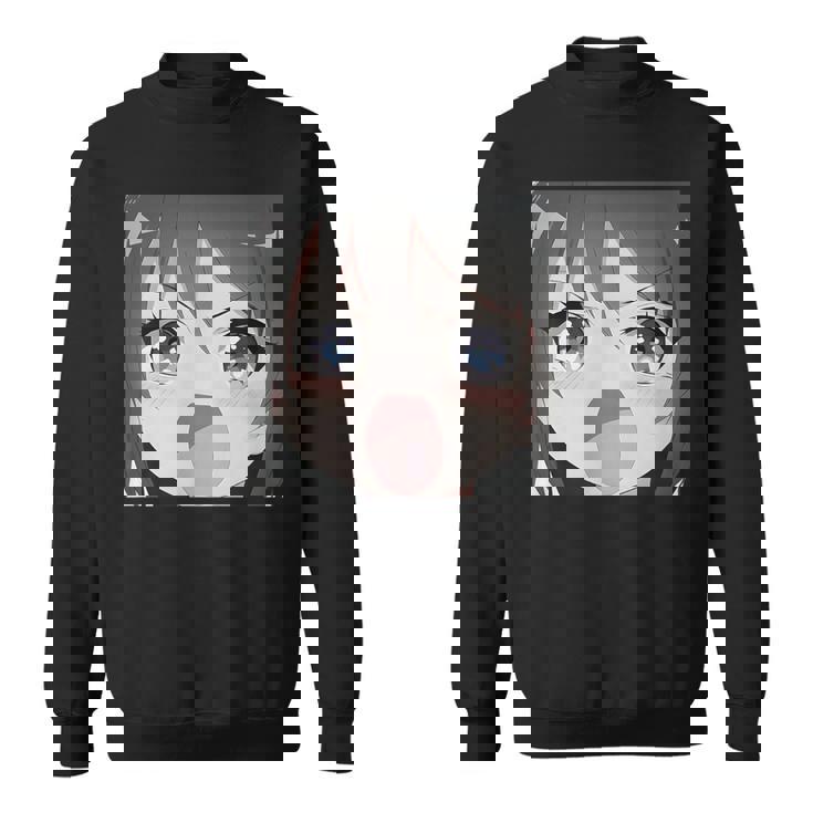 面白いカワイイガール 日本アニメ オタク スウェットシャツ