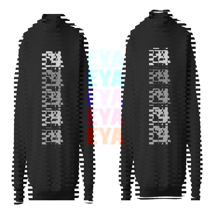 面白いギフト名 Eya 名前入り スウェットシャツ