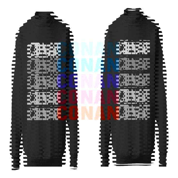 面白いギフト名 コナン 名入れ名 スウェットシャツ