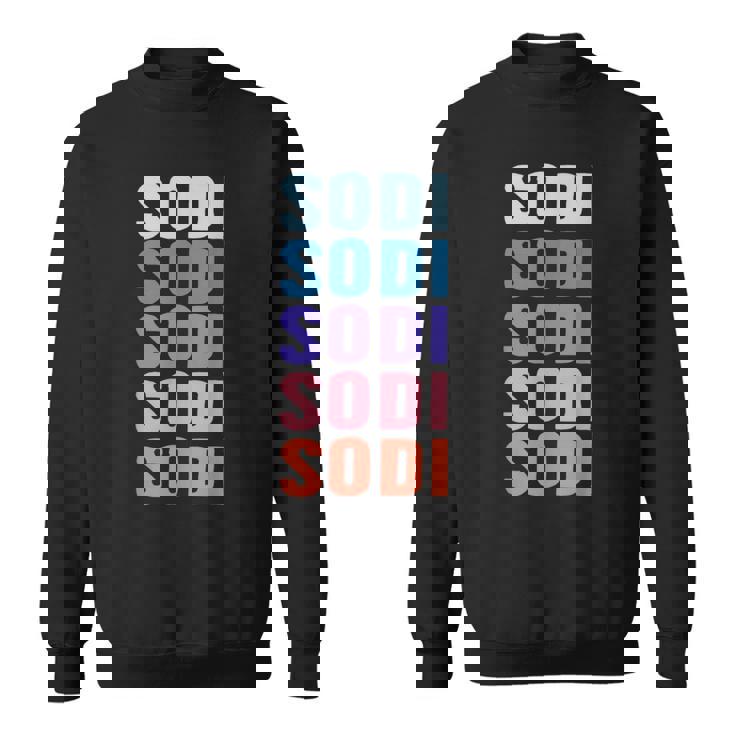 面白いギフト名odi 名前入り スウェットシャツ