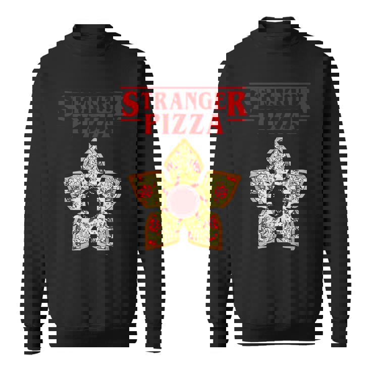面白いストレンジャー・ピザ・シングス スウェットシャツ