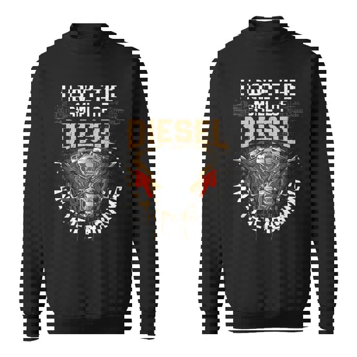 面白いディーゼルメカニックシャツ I Love Themell Of Diesel スウェットシャツ