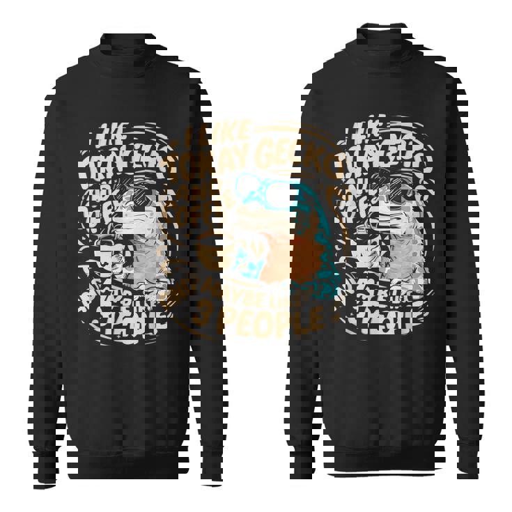 面白いトッケイヤモリの飼い主が爬虫類のトカゲを言う スウェットシャツ