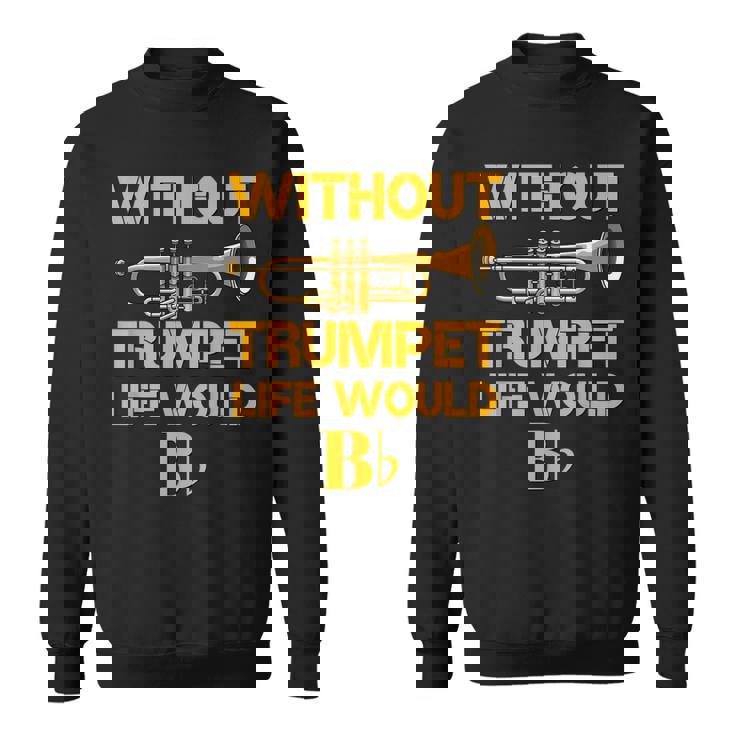 面白いトランペットシャツ 駄じゃれマーチングバンド トランペットジャズミュージシャン スウェットシャツ