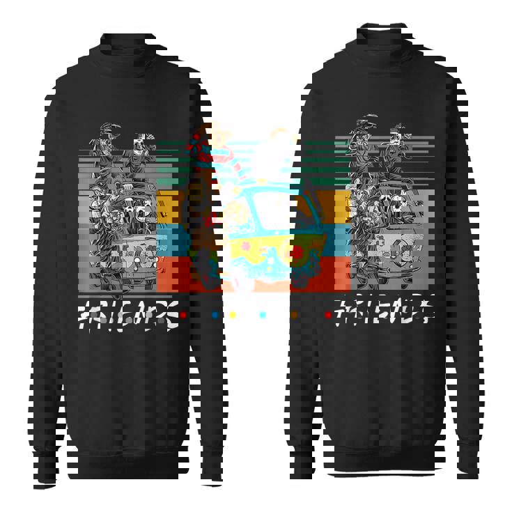 面白いハロウィンコスチュームキャラクター ホラー映画 スウェットシャツ