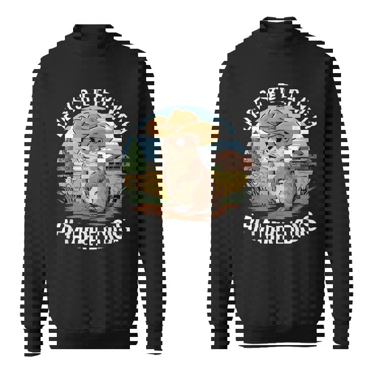 面白いプレーリードッグコスチュームtシャツ スウェットシャツ