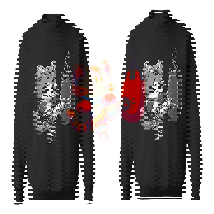 面白いムエタイ スウェットシャツ