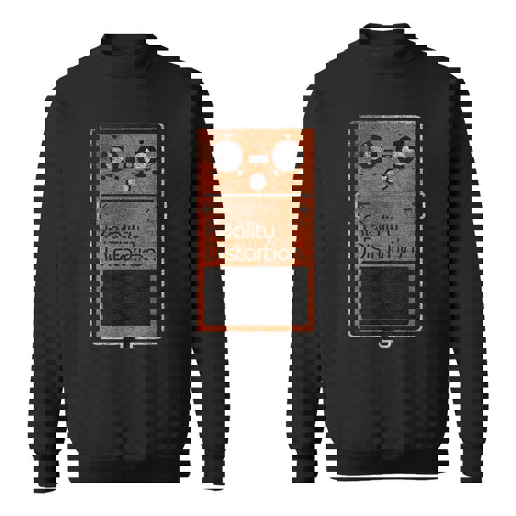 面白いリアリティディストーションエフェクトペダル スウェットシャツ