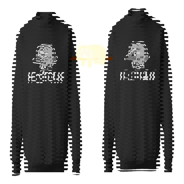 面白いロシア語 Not Today ロシア語の言葉 スウェットシャツ