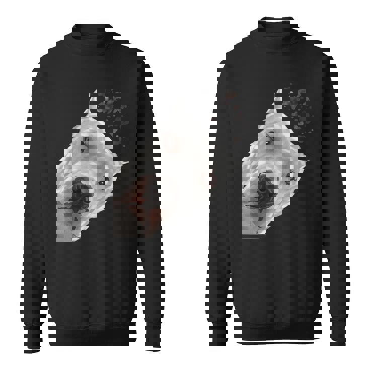 面白い好奇心旺盛な犬ドゴアルヘンティーノ スウェットシャツ