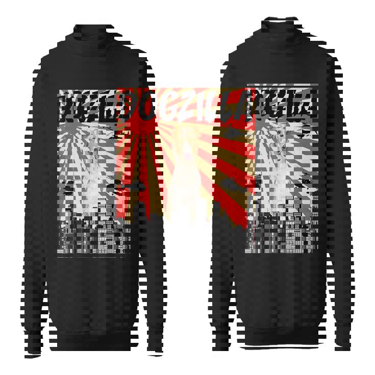 面白い犬 ボルゾイ スウェットシャツ