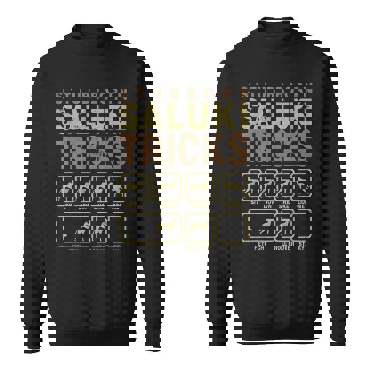 頑固なサルーキのトリックシャツ、面白いサルーキの所有者の贈り物、皮肉なサルーキの恋人 スウェットシャツ