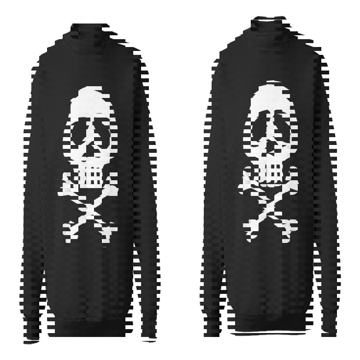 頭蓋骨、宇宙海賊、船長、パーティー、ハロウィーン、カーニバル スウェットシャツ
