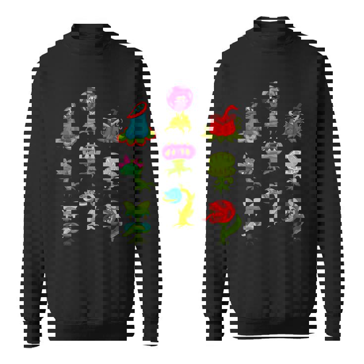 食虫植物 恋人 キッズ サラセニア ヴィーナス ハエトラップ スウェットシャツ