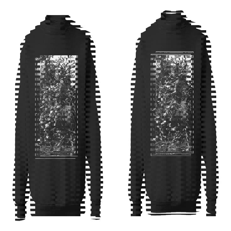 騎士、死と悪魔 1513 アルブレヒト・デューラー 銅彫刻 スウェットシャツ