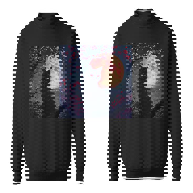 魅惑の赤い月 スウェットシャツ