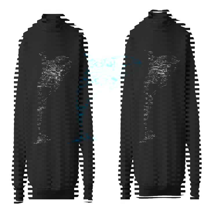 魚のシャチ スウェットシャツ