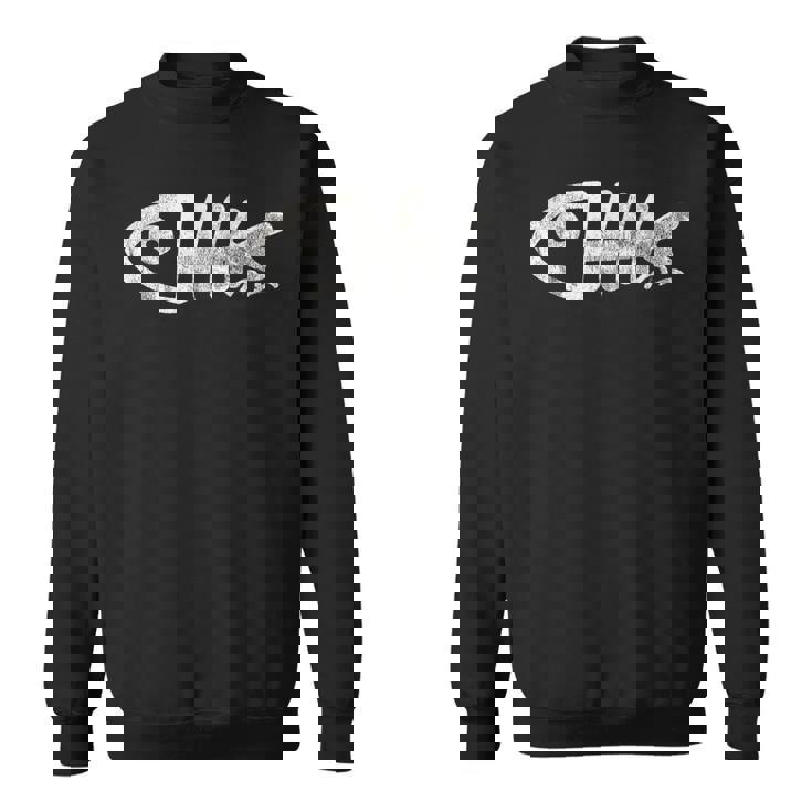 魚の骨格、面白い動物。 スウェットシャツ