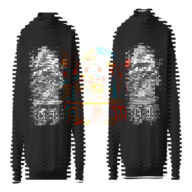 鮮やかな東京ラーメン屋 日本食好き カワイイオタク スウェットシャツ