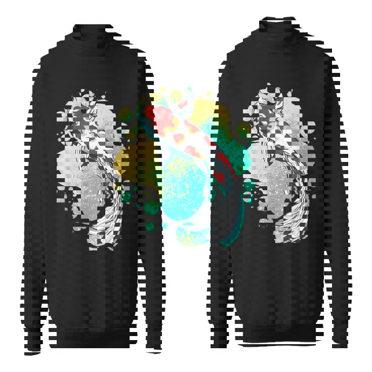 鯉 鯉 ジャパン 鯉 魚 エステ ベイパーウェーブ スウェットシャツ