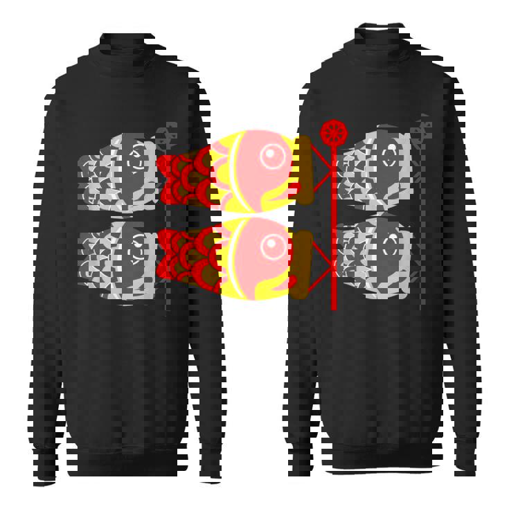 鯉 鯉 漢字 鯉のぼり 旗 スウェットシャツ