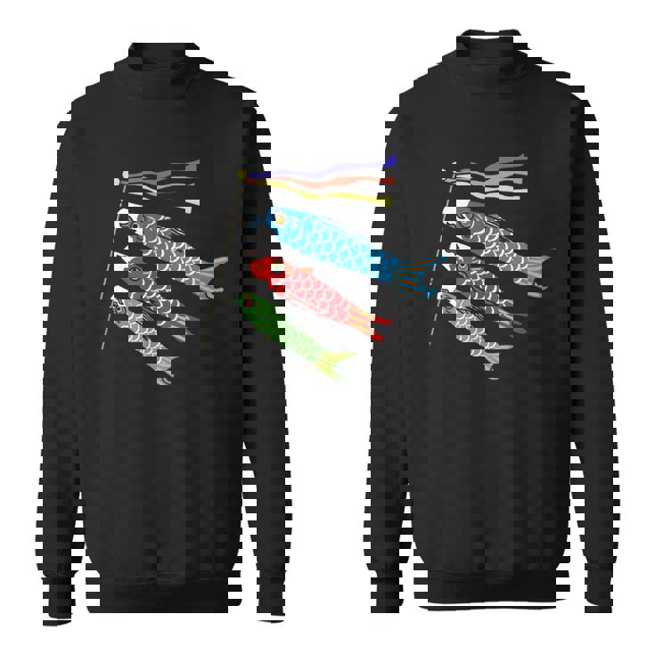 鯉鯉 鯉のぼり 旗 こどものひ スウェットシャツ