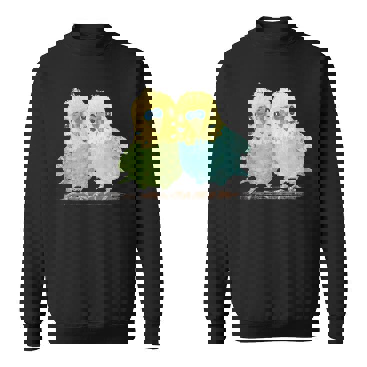 鳥 インコ かわいい ペット おもしろ 動物 イラスト スウェットシャツ