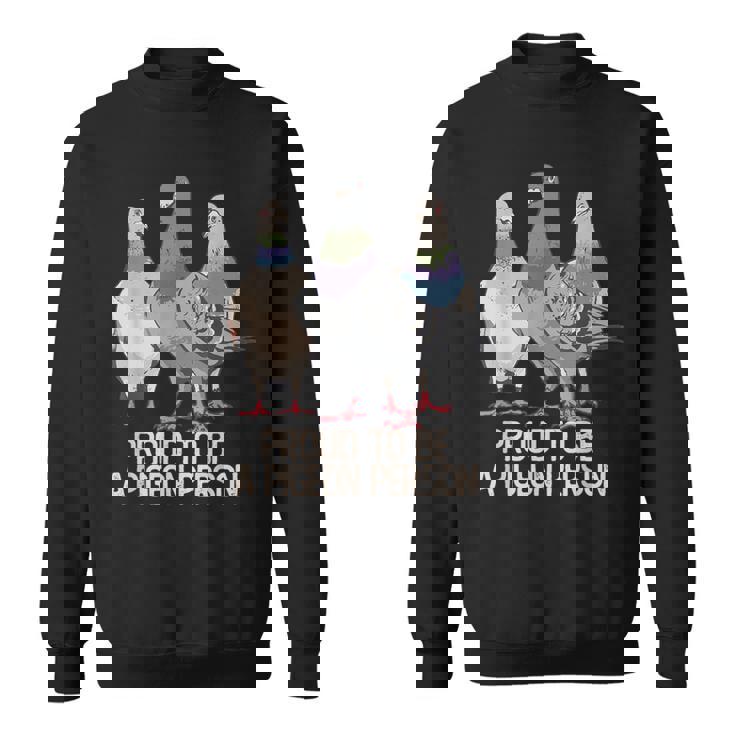 鳩の人であることを誇りに思う鳩好き。 スウェットシャツ