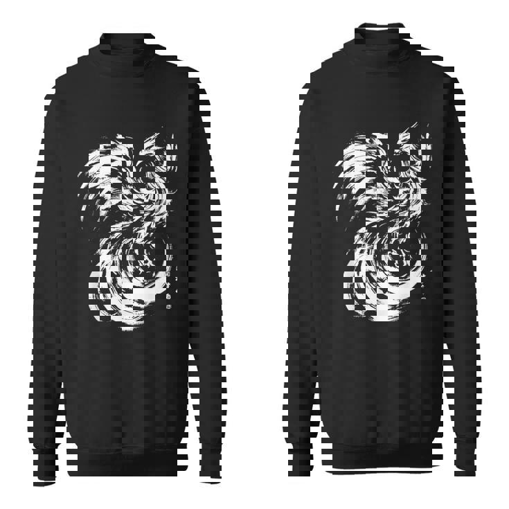 鳳凰 面白いtシャツ イラスト 絵 タトゥー 刺青 風 メンズ おもしろ 面白い 服 オリジナル ドラゴン ネタ 浮世絵 スウェットシャツ