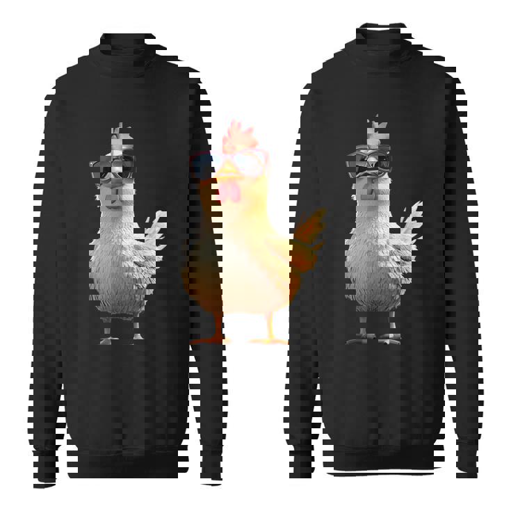 鶏 農家 農家 甘い 鶏 スウェットシャツ