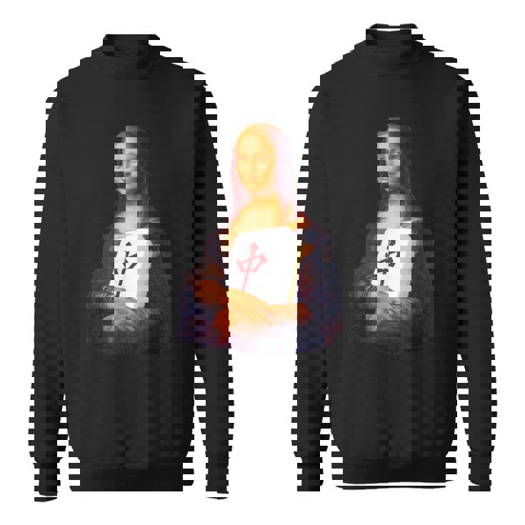 麻雀 牌 面白いtシャツ おもしろ モナリザ グッズ 服 面白い ネタ メンズ 中 スウェットシャツ