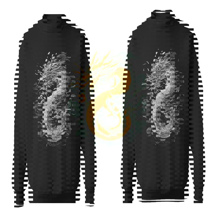 龍人 龍神 ドラゴン グラフィック 神話ドラゴン 龍神竜 スウェットシャツ
