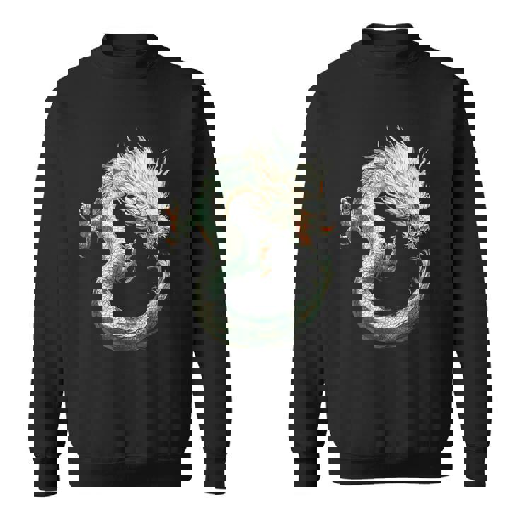 龍人 龍神 ドラゴンモチーフ 神話芸術 龍神竜 スウェットシャツ