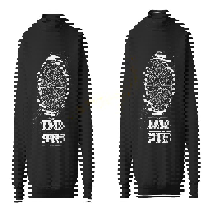 龍体文字 フトマニ図 神代文字 龍神様 縄文 ハニワ かっこいい 開運 言霊 お守り スウェットシャツ