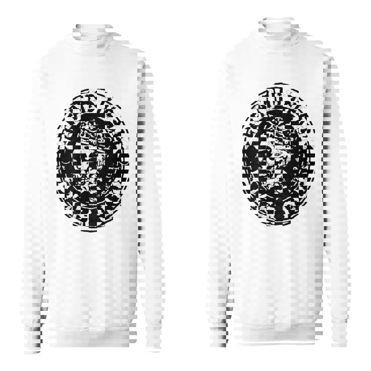 バックプリント クールで面白いオートバイ、バイク、バイカー スウェットシャツ