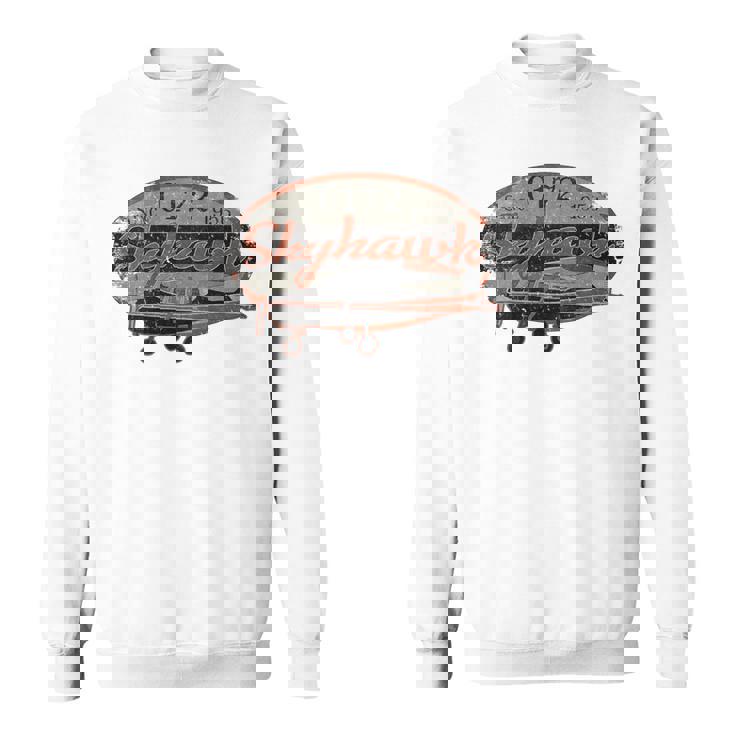 172Kyhawk ヴィンテージ レトロ 飛行機 フライングパイロット スウェットシャツ