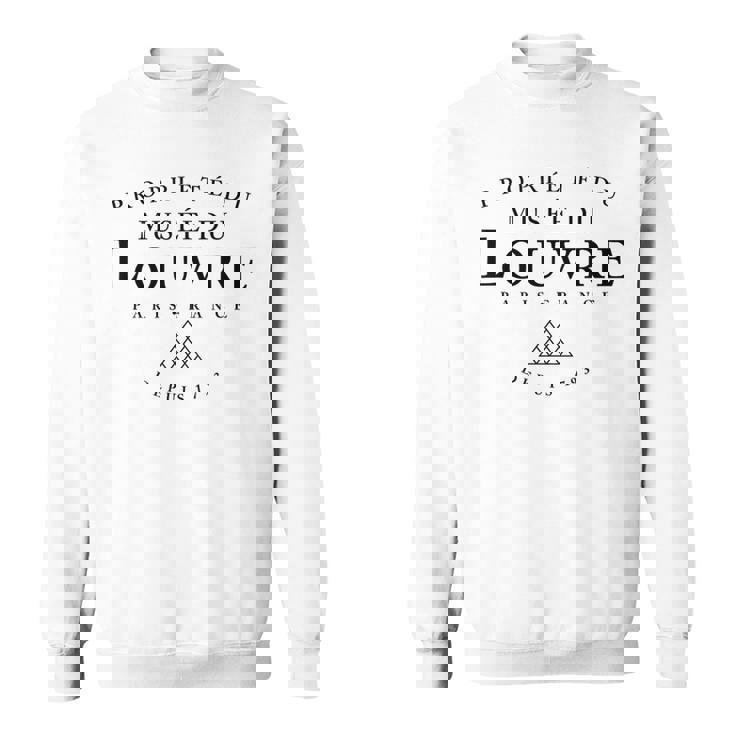 1793年創業のルーヴル美術館の財産 スウェットシャツ