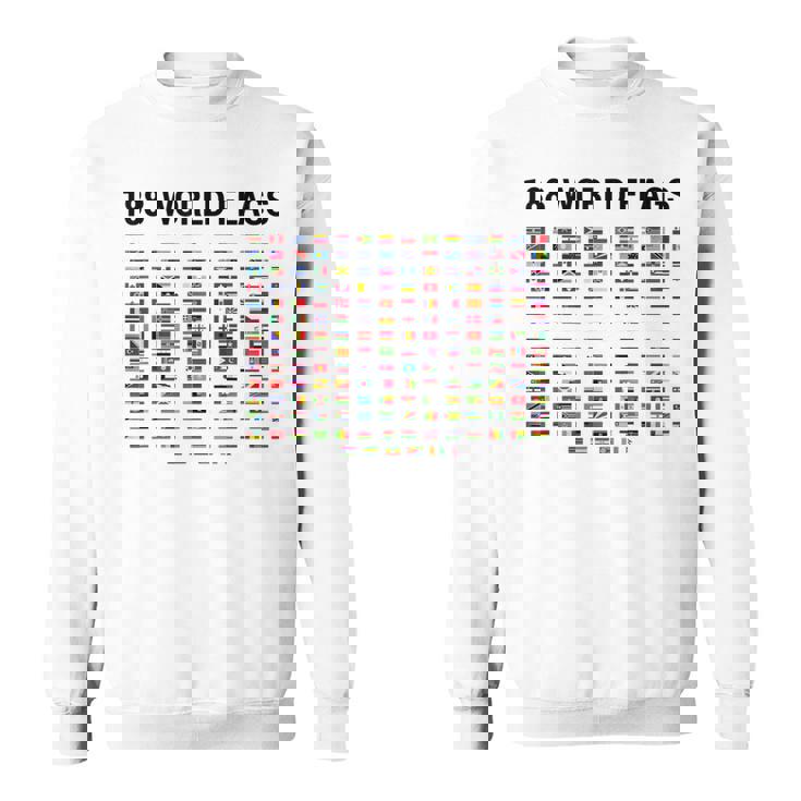 188 世界の国旗 世界の国旗 世界地図 スウェットシャツ