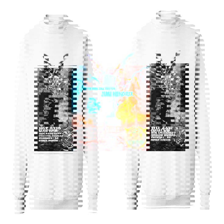 The 27 Club_Jimi Hendrix_001_Back Printed スウェットシャツ