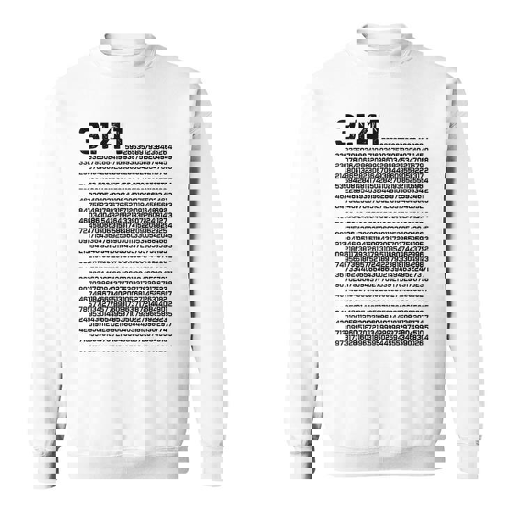 314 円周率の日 数学 非合理数 円周率 スウェットシャツ